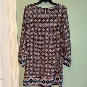 New without tags, Addie Dress Geometric Patterned Jrs Large